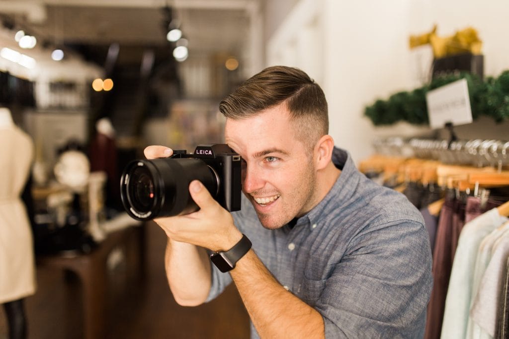 A very happy me - shooting the Leica SL (Type 601)